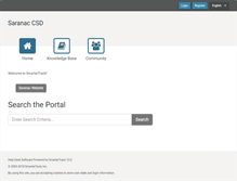 Tablet Screenshot of helpdesk.saranac.org